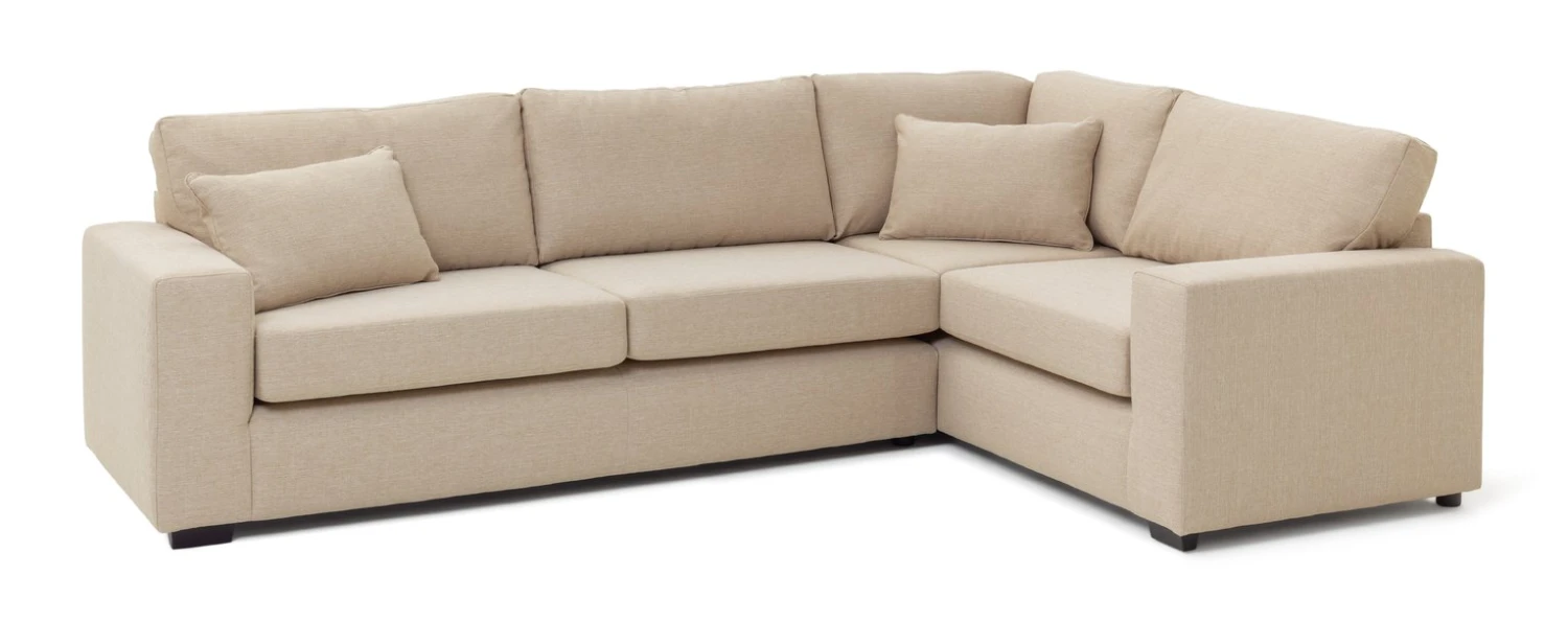 Habitat Eton Fabric Left Hand Corner Sofa - Biege 1 Habitat Eton Fabric Left Hand Corner Sofa - Biege