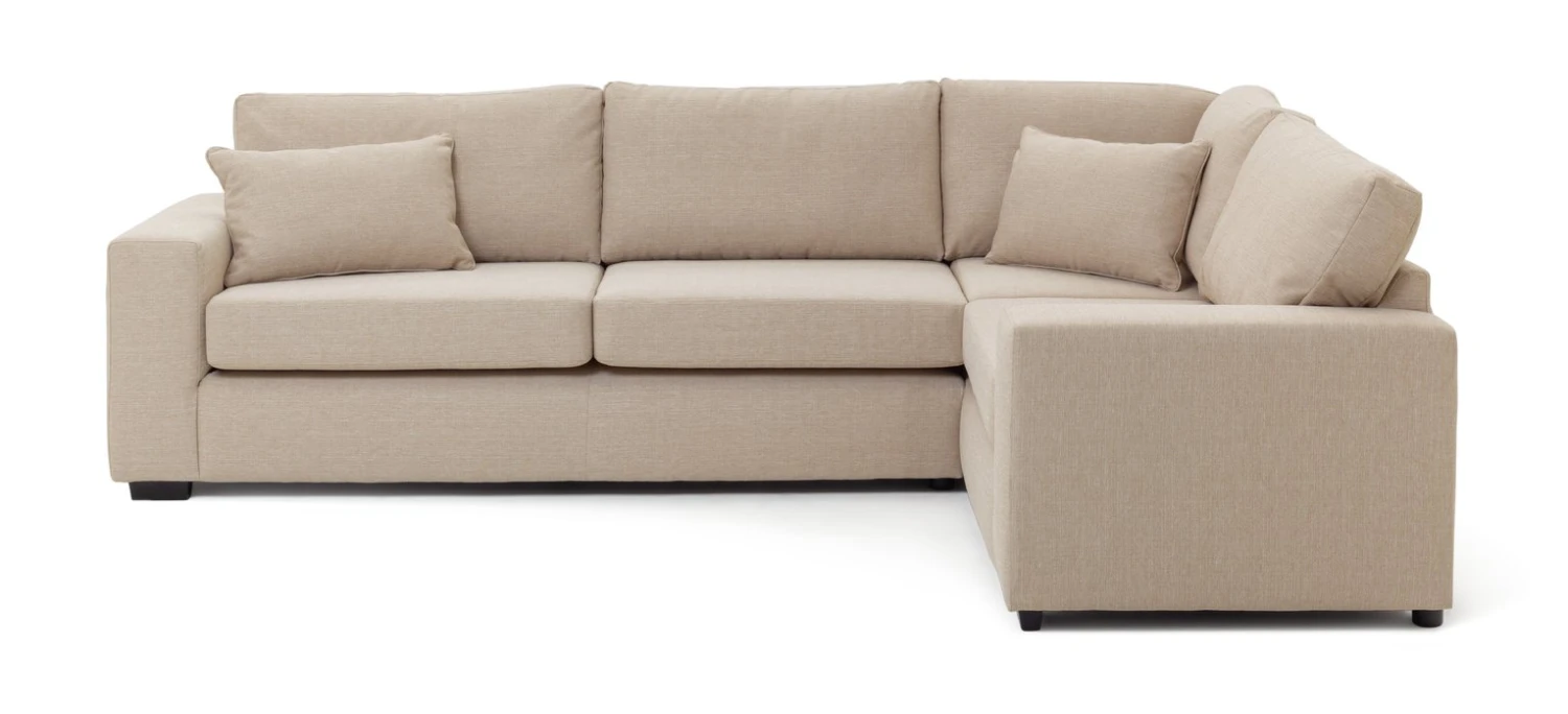 Habitat Eton Fabric Left Hand Corner Sofa - Biege 5 Habitat Eton Fabric Left Hand Corner Sofa - Biege - Image 5