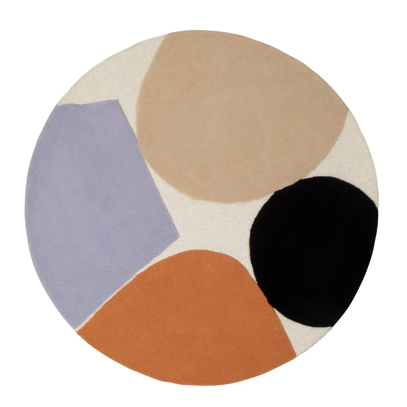 Habitat Geometric Circle Cut Pile Rug - 120x120cm - Multi 1 Habitat Geometric Circle Cut Pile Rug - 120x120cm - Multi