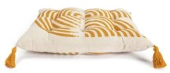 Habitat Block Print Pack Of 2 Seat Cushion - Orange -Habitat Store 1176438 R Z002A
