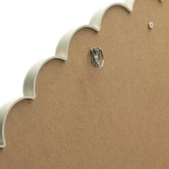 Habitat Beaded Round Wall Mirror - White - 70x70cm 9 Habitat Beaded Round Wall Mirror - White - 70x70cm -Habitat Store 1182927 R Z004A