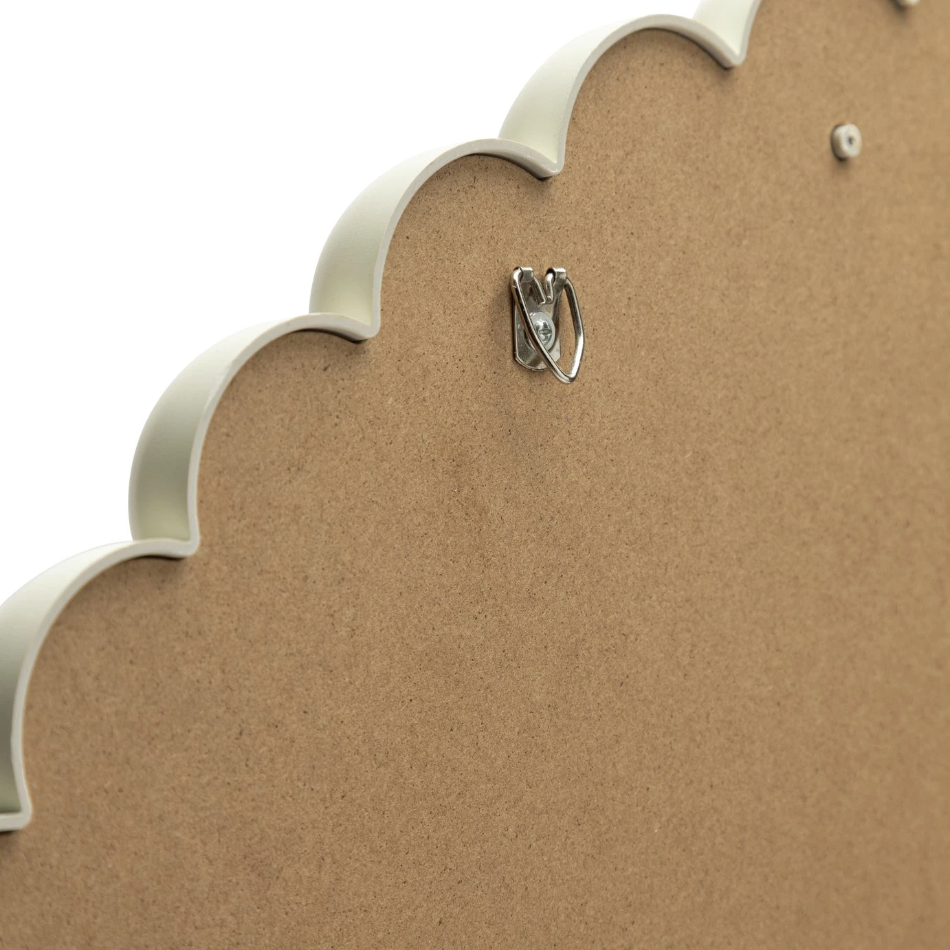 Habitat Beaded Round Wall Mirror - White - 50x50cm 5 Habitat Beaded Round Wall Mirror - White - 50x50cm - Image 5