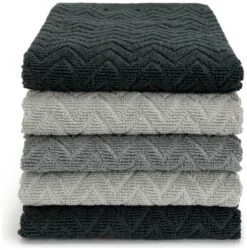 Habitat Zig Zag Terry Pack Of 5 Tea Towels 7 Habitat Zig Zag Terry Pack Of 5 Tea Towels -Habitat Store 1185182 R Z002A