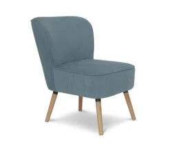 Habitat Eppy Fabric Accent Chair - Blue -Habitat Store 1230116 R Z004A