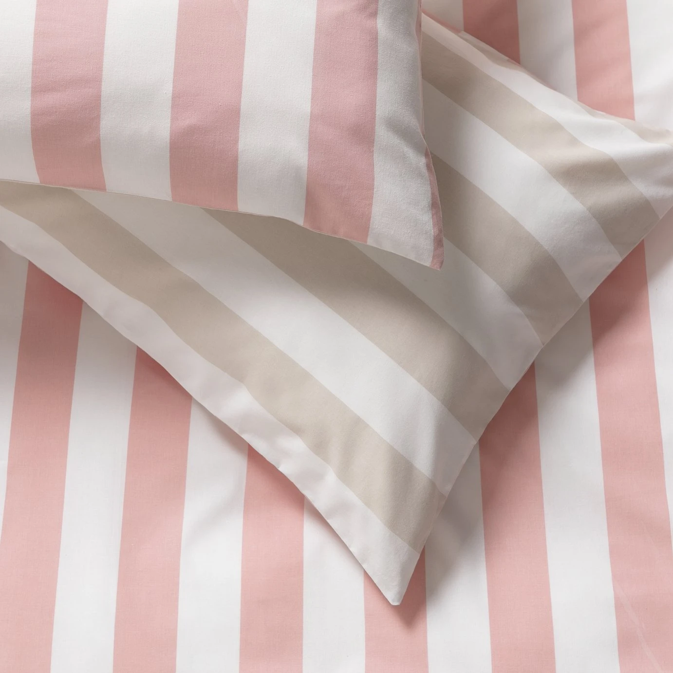 Habitat Summer Haze Stripe Pink Bedding Set - Single 4 Habitat Summer Haze Stripe Pink Bedding Set - Single - Image 4