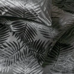 Habitat Velvet Feather Charcoal Bedding Set - Double 8 Habitat Velvet Feather Charcoal Bedding Set - Double -Habitat Store 1232499 R Z003A
