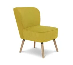 Habitat Eppy Fabric Accent Chair - Yellow -Habitat Store 1232592 R Z004A