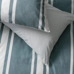 Habitat Cotton Coastal Stripe Blue Bedding Set - Single 8 Habitat Cotton Coastal Stripe Blue Bedding Set - Single -Habitat Store 1232884 R Z003A