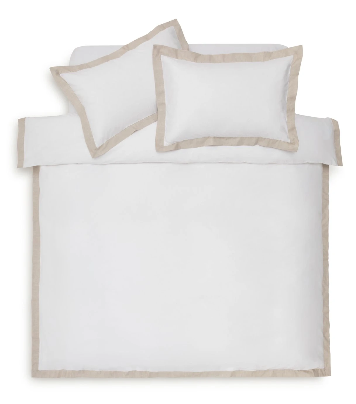 Habitat Cotton 180 TC Oxford Edge White Bedding Set- Double 3 Habitat Cotton 180 TC Oxford Edge White Bedding Set- Double - Image 3