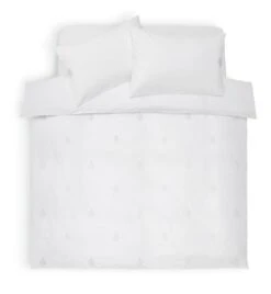 Habitat Cotton Embroidered Leaf White Bedding Set- Single 7 Habitat Cotton Embroidered Leaf White Bedding Set- Single -Habitat Store 1232994 R Z002A