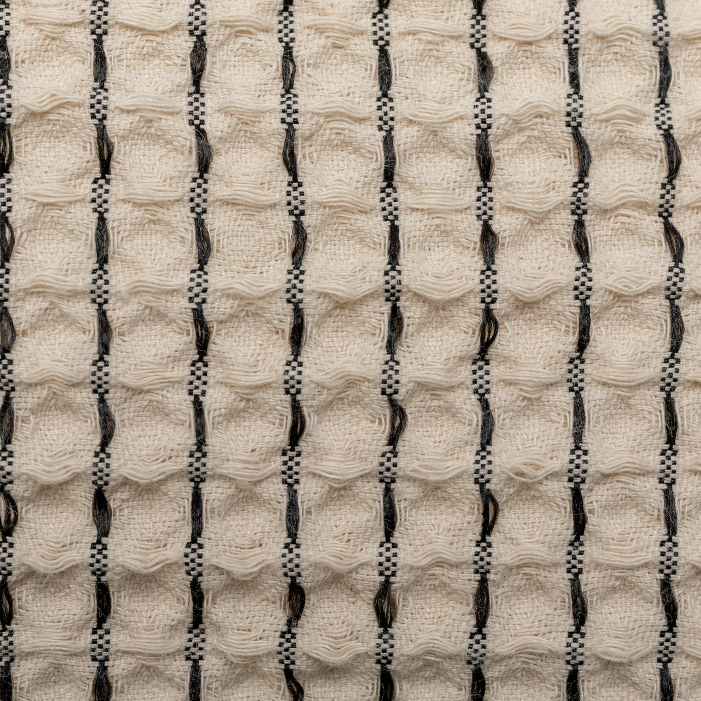 Habitat Cotton Contrast Waffle Beige Bedding Set - Single 2 Habitat Cotton Contrast Waffle Beige Bedding Set - Single - Image 2