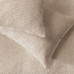 Habitat Cotton Contrast Waffle Beige Bedding Set - Single 6 Habitat Cotton Contrast Waffle Beige Bedding Set - Single -Habitat Store 1233089 R Z002A