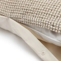 Habitat Cotton Contrast Waffle Beige Bedding Set - Single 7 Habitat Cotton Contrast Waffle Beige Bedding Set - Single -Habitat Store 1233089 R Z003A