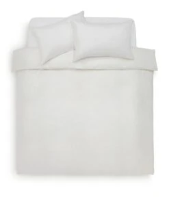 Habitat Cotton 200TC Muslin White Bedding Set - Double -Habitat Store 1233278 R Z002A