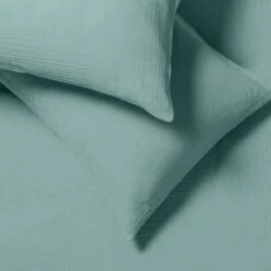 Habitat Cotton 200TC Muslin Green Bedding Set - Double 8 Habitat Cotton 200TC Muslin Green Bedding Set - Double -Habitat Store 1233319 R Z003A