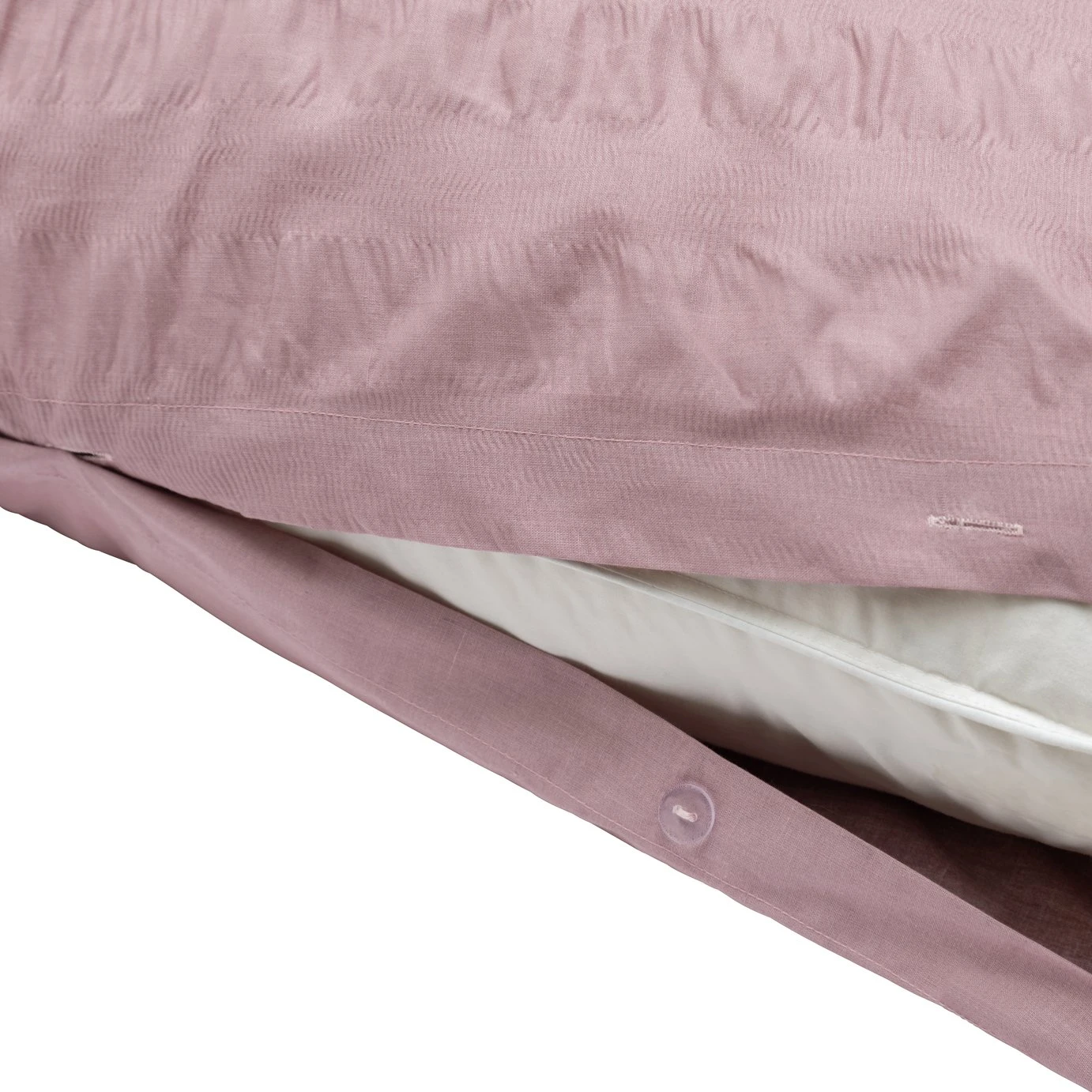 Habitat Seersucker Wide Stripe Lilac Bedding Set - Double 5 Habitat Seersucker Wide Stripe Lilac Bedding Set - Double - Image 5