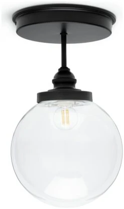 Habitat Globe Metal Bathroom Pendant Light - Black -Habitat Store 1233797 R Z004A