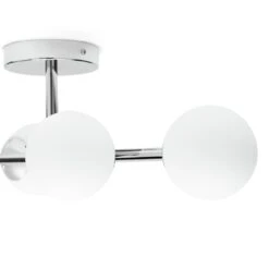 Habitat Metal 4 Light Bathroom Flush Ceiling Light - Chrome -Habitat Store 1233807 R Z002A