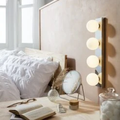 Habitat Metal 4 Light Bathroom Wall Light - Chrome -Habitat Store 1233852 R Z003C