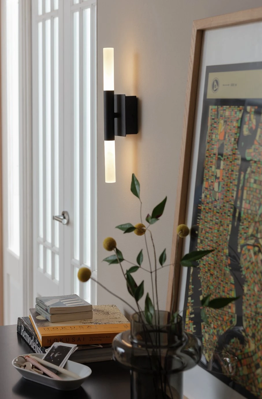 Habitat Metal 2 Light LED Bathroom Wall Light - Black 6 Habitat Metal 2 Light LED Bathroom Wall Light - Black - Image 6