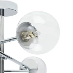Habitat Sputnik Metal Bathroom Flush Ceiling Light - Chrome 9 Habitat Sputnik Metal Bathroom Flush Ceiling Light - Chrome -Habitat Store 1233890 R Z002A