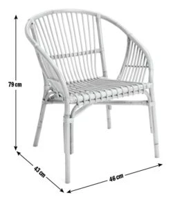 Habitat Erin Rattan Garden Chair - Natural 9 Habitat Erin Rattan Garden Chair - Natural -Habitat Store 1234301 R E001