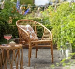 Habitat Erin Rattan Garden Chair - Natural 8 Habitat Erin Rattan Garden Chair - Natural -Habitat Store 1234301 R Z001C