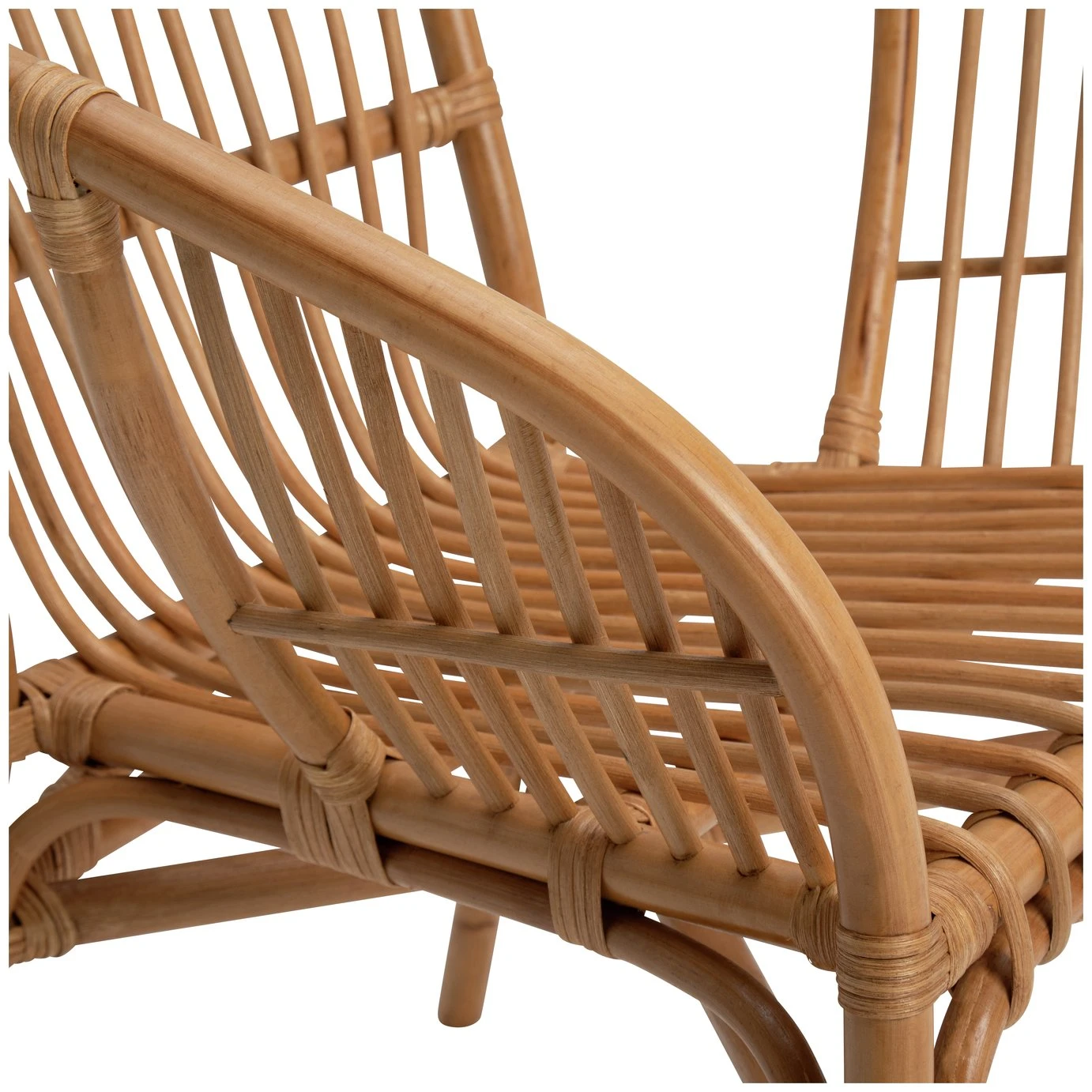 Habitat Erin Rattan Garden Chair - Natural 6 Habitat Erin Rattan Garden Chair - Natural - Image 6
