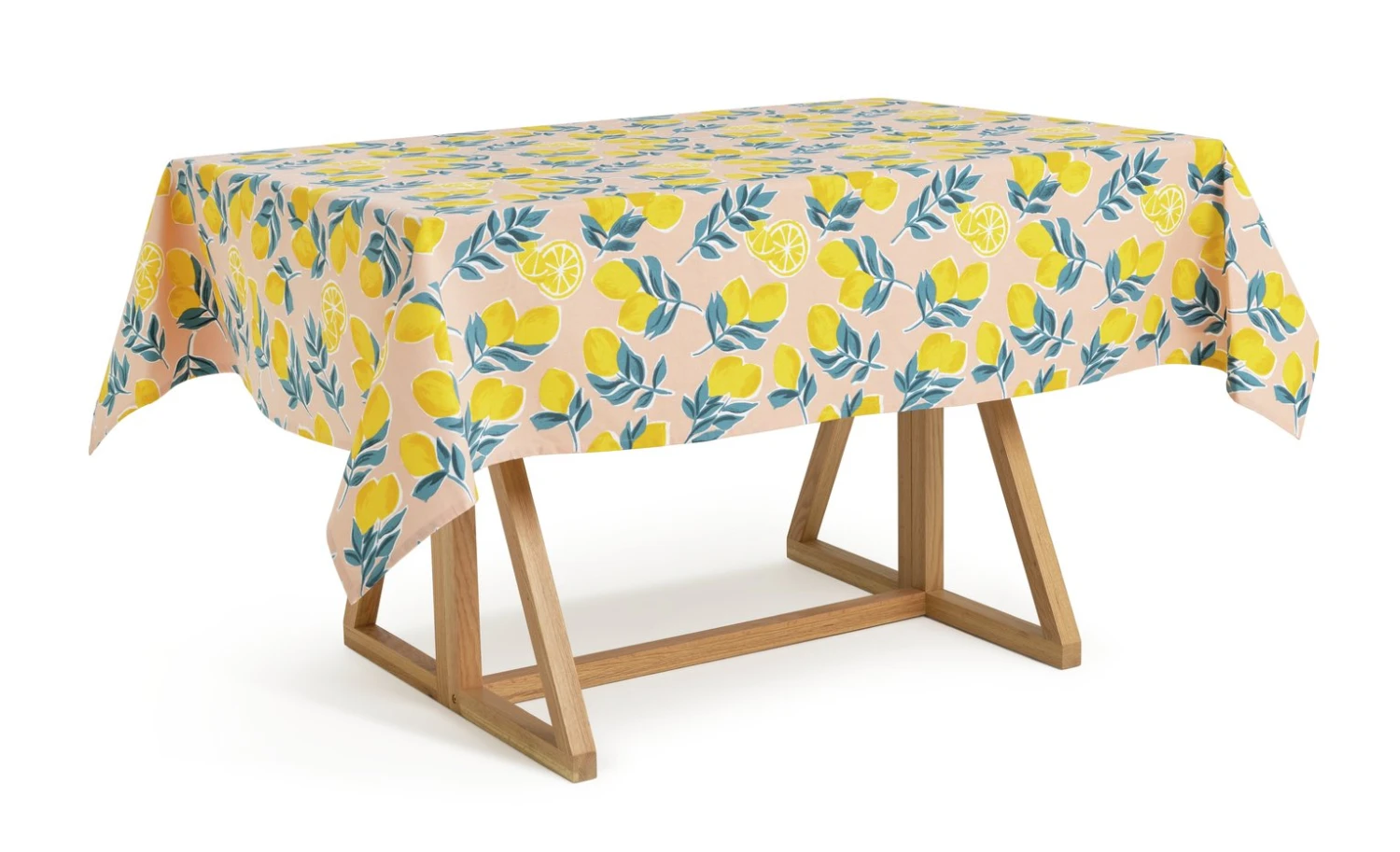 Habitat Lemons Wipe Clean Tablecloth - Multicoloured 3 Habitat Lemons Wipe Clean Tablecloth - Multicoloured - Image 3