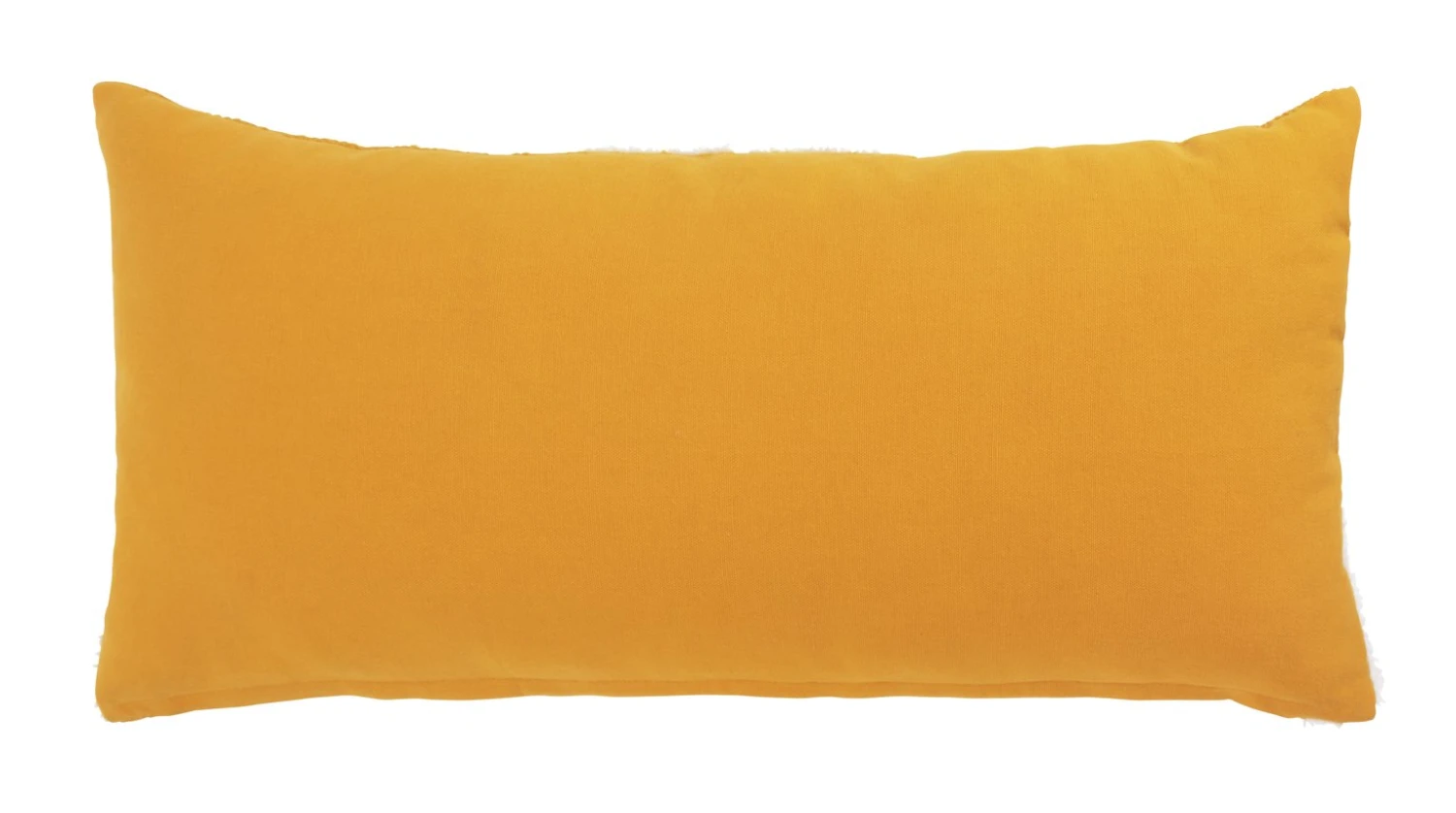 Habitat Geo Tufted Cushion - Yellow & White - 60x30cm 4 Habitat Geo Tufted Cushion - Yellow & White - 60x30cm - Image 4