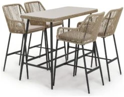 Habitat Malta 4 Seater Rattan Effect Garden Bar Set -Natural 12 Habitat Malta 4 Seater Rattan Effect Garden Bar Set -Natural -Habitat Store 1242245 R Z002A