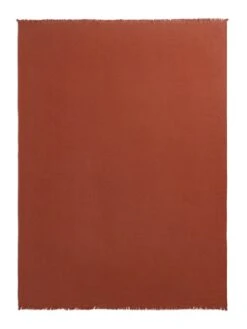 Habitat Cotton Plain Textured Throw - Terracotta - 150x200cm 9 Habitat Cotton Plain Textured Throw - Terracotta - 150x200cm -Habitat Store 1244212 R Z004A