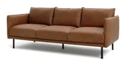 Habitat Moore Leather 4 Seater Sofa - Tan 13 Habitat Moore Leather 4 Seater Sofa - Tan -Habitat Store 1247941 R Z002A