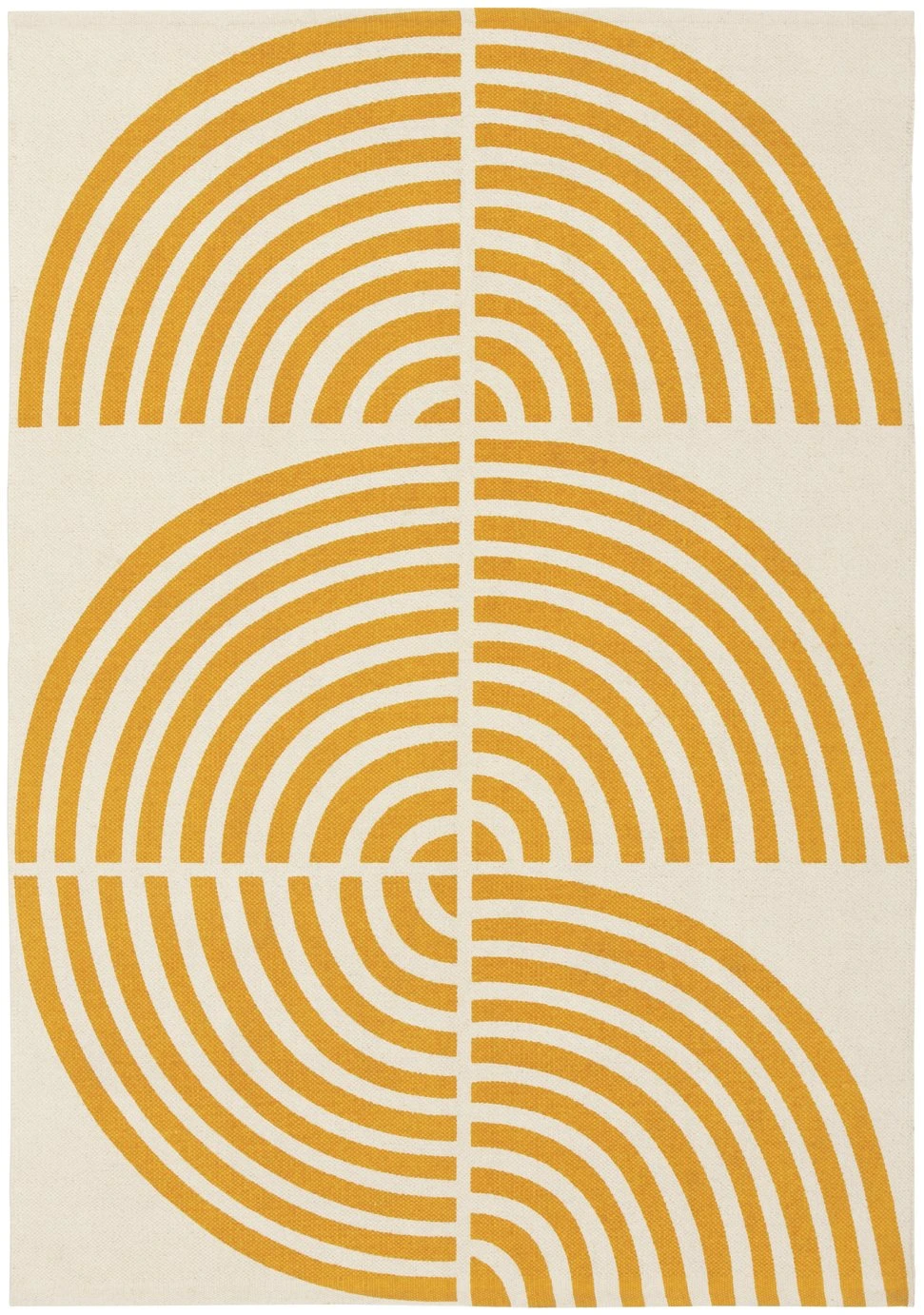 Habitat Global Print Flatweave Rug - 120X170cm - Yellow 1 Habitat Global Print Flatweave Rug - 120X170cm - Yellow