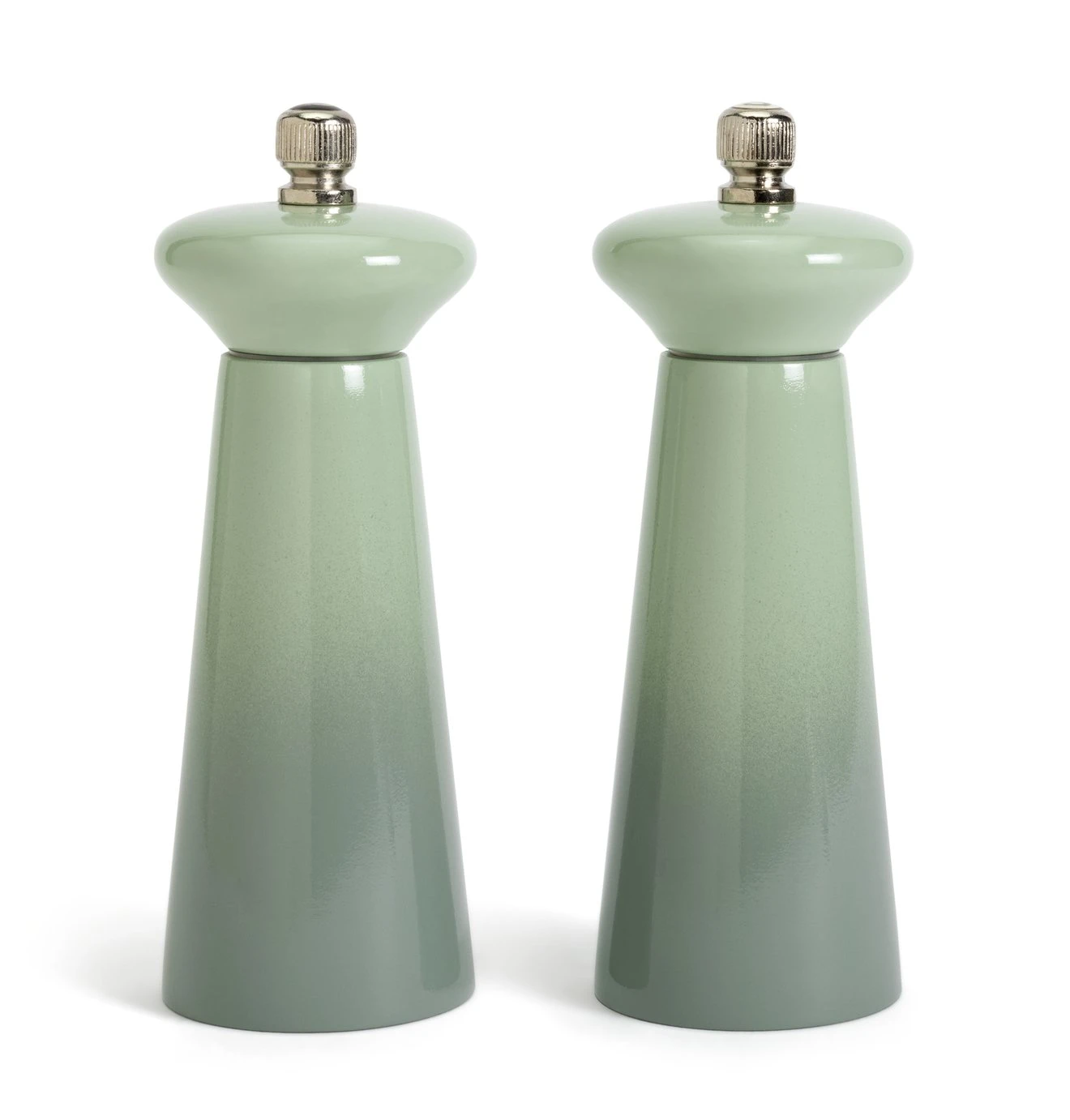 Habitat Herbalist Salt & Pepper Mill Set - Green 1 Habitat Herbalist Salt & Pepper Mill Set - Green