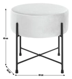 Habitat Jax Metal Footstool - Mint Green 5 Habitat Jax Metal Footstool - Mint Green -Habitat Store 1259056 R E001