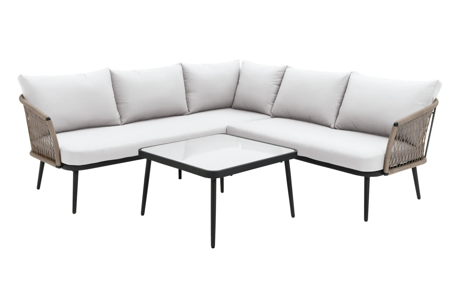 Habitat Somerset 5 Seater Metal Garden Corner Sofa Set 1 Habitat Somerset 5 Seater Metal Garden Corner Sofa Set