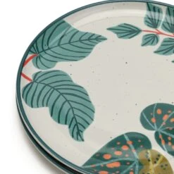 Habitat X Kew Set Of 2 Ceramic Side Plate -Habitat Store 1300572 R Z005A