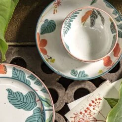 Habitat X Kew Set Of 2 Stoneware Cereal Bowl -Habitat Store 1300596 R Z002C