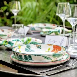 Habitat X Kew 2 Piece Ceramic Pasta Bowls -Habitat Store 1300620 R Z003C