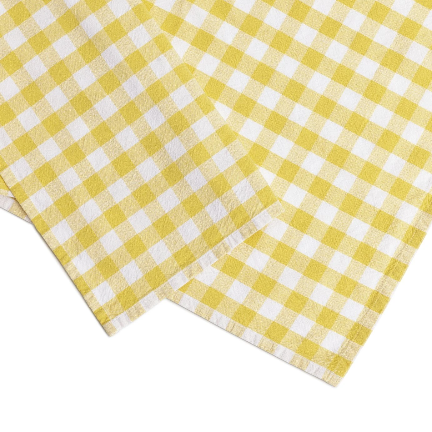 Habitat Checked Table Cloth - Yellow 4 Habitat Checked Table Cloth - Yellow - Image 4