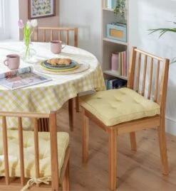 Habitat Pack Of 2 Woven Cushion Seat - Yellow 7 Habitat Pack Of 2 Woven Cushion Seat - Yellow -Habitat Store 1307386 R Z001C