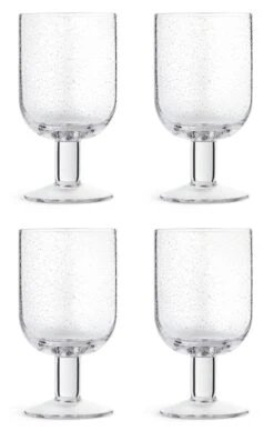 Habitat Bubble Set Of 4 Wine Glasses