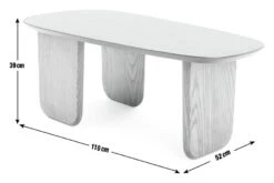 Habitat Xylo Coffee Table - Dark Wood -Habitat Store 1308024 R E001