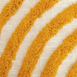 Habitat Geo Tufted Throw - White & Yellow - 125x150cm 8 Habitat Geo Tufted Throw - White & Yellow - 125x150cm -Habitat Store 1309944 R B001