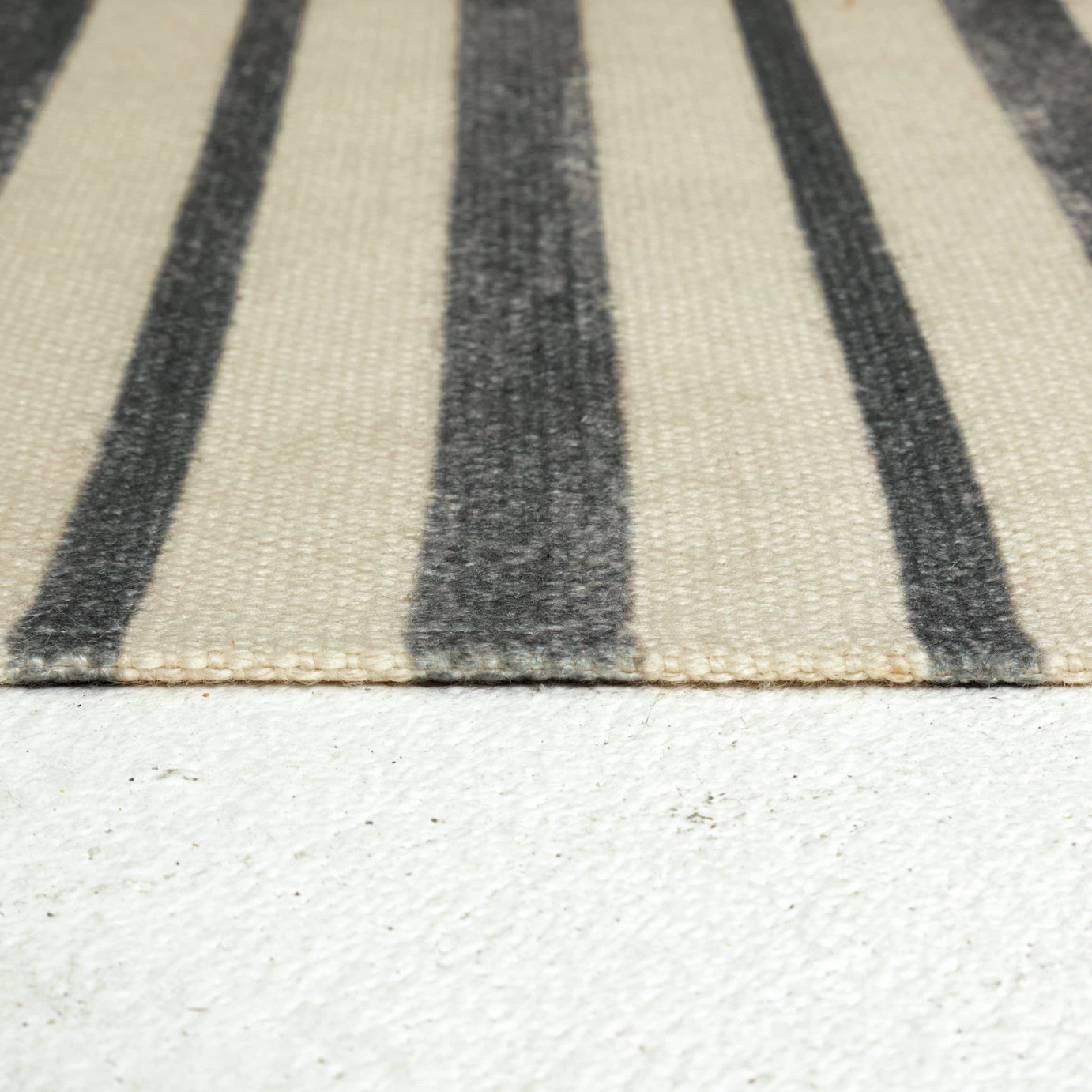 Habitat Grey Stripe Outdoor Rug 2 Habitat Grey Stripe Outdoor Rug - Image 2