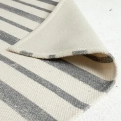 Habitat Grey Stripe Outdoor Rug 9 Habitat Grey Stripe Outdoor Rug -Habitat Store 1340367 R Z003C