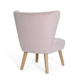Habitat Alexis Velvet Cocktail Chair - Pink -Habitat Store 1341225 R Z003A