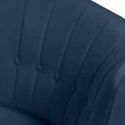 Habitat Alexis Velvet Cocktail Chair - Navy -Habitat Store 1341270 R Z005A