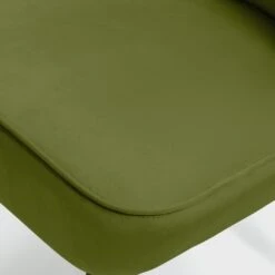 Habitat Alexis Velvet Cocktail Chair - Olive -Habitat Store 1341287 R Z006A